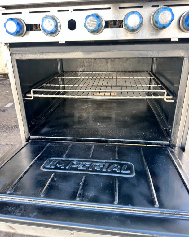Awesome Imperial Gas  6 Burner With Oven Tested and Working! - Image 6 of 9