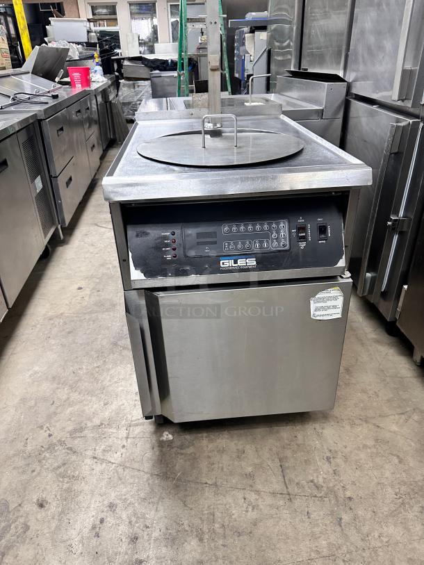 Giles GEF-720 24" Floor Model Gas Kettle Fryer, 75 lbs Fat / 24 lb. Product Capacity Tested and Working! - Image 2 of 8