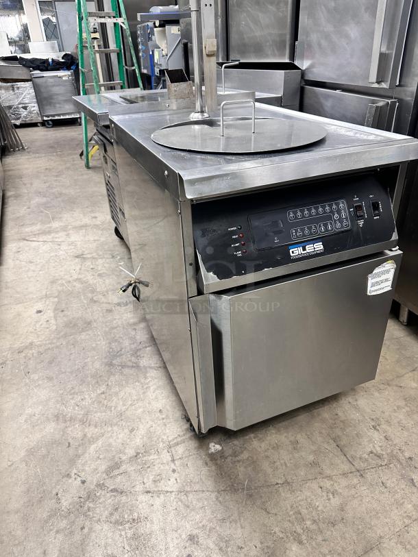 Giles GEF-720 24" Floor Model Gas Kettle Fryer, 75 lbs Fat / 24 lb. Product Capacity Tested and Working! - Image 3 of 8