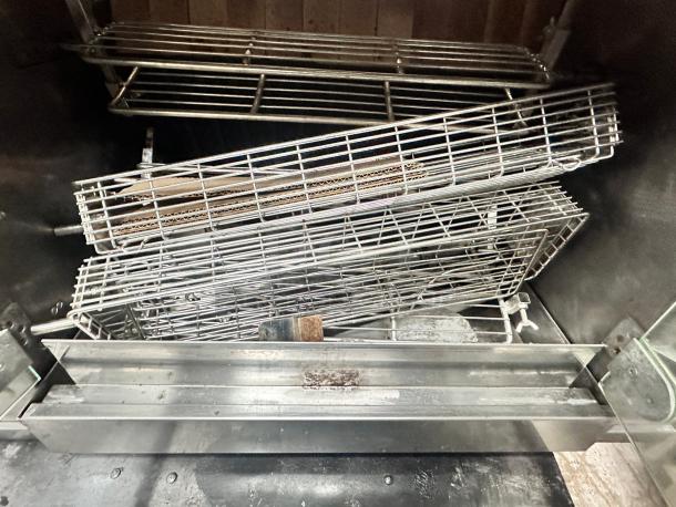Rotisol USA 950-2 Gas 2 Spit Commercial Rotisserie w/ 6 Bird Capacity, Natural Gas - Image 10 of 10