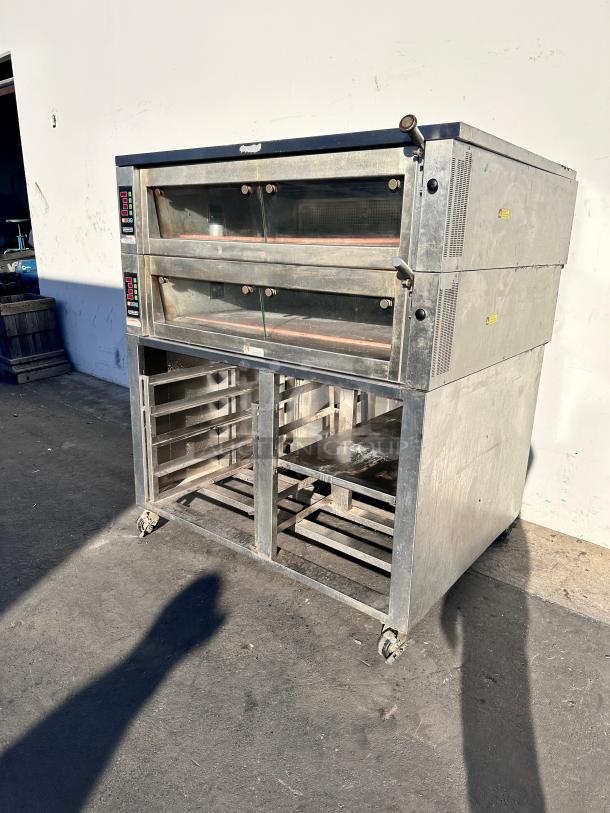 Excellent Hobart Baxter HWDO3D Commercial Deck oven 220volt 3phase Tested and Working! - Image 4 of 9