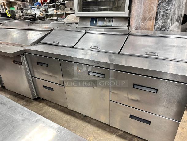 Nice Delfield 72" Commercial Refrigerated Sandwich Table 115volt Tested and Working! - Image 4 of 4
