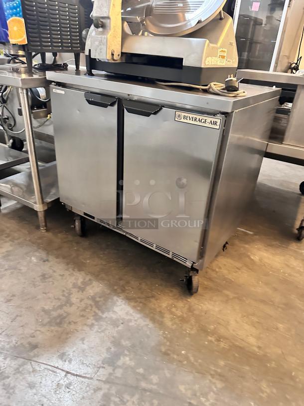 Excellent Beverage-Air 36" W Worktop Freezer w/ (2) Section & (2) Doors, 115v Tested and Working! - Image 3 of 9