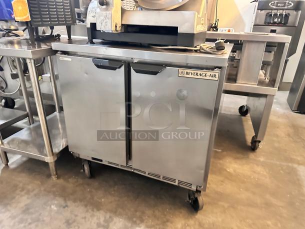 Excellent Beverage-Air 36" W Worktop Freezer w/ (2) Section & (2) Doors, 115v Tested and Working! - Image 4 of 9
