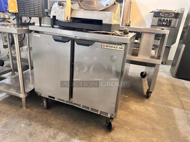 Excellent Beverage-Air 36" W Worktop Freezer w/ (2) Section & (2) Doors, 115v Tested and Working! - Image 5 of 9