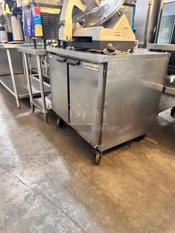 Excellent Beverage-Air 36" W Worktop Freezer w/ (2) Section & (2) Doors, 115v Tested and Working! - Image 6 of 9