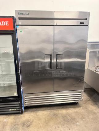 Excellent True 54" Two Staginess Door Reach In Freezer 115v Tested and Working!