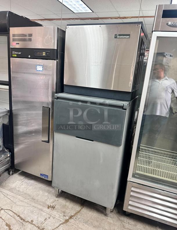 Excellent Scotsman  972lb Per Day Commercial Ice Machine 220volt Tested and Working! - Image 2 of 8