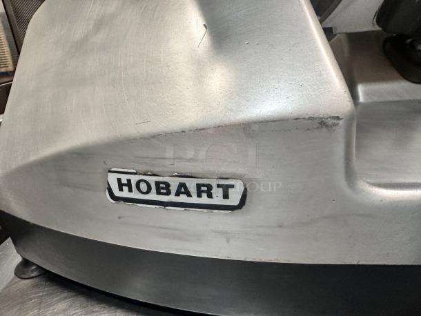 Excellent Hobart 13" Automatic Slicer with Removable Knife - 1/2 hp 115volt Tested and Working! - Image 10 of 12