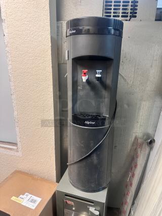 Excellent Alpine 6700 Eliminator Pou Water Cooler Hot and Cold Charcoal 115volt Tested and Working!