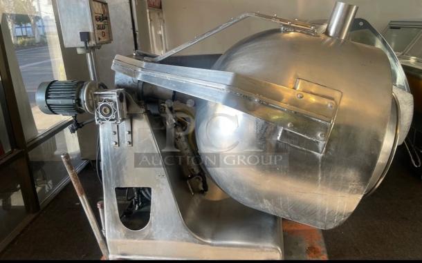 Wow Commercial 100 Gallons Gas Rotating Tilted Kettle Tested and Working! - Image 1 of 7