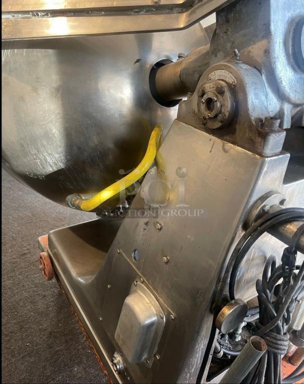 Wow Commercial 100 Gallons Gas Rotating Tilted Kettle Tested and Working! - Image 6 of 7