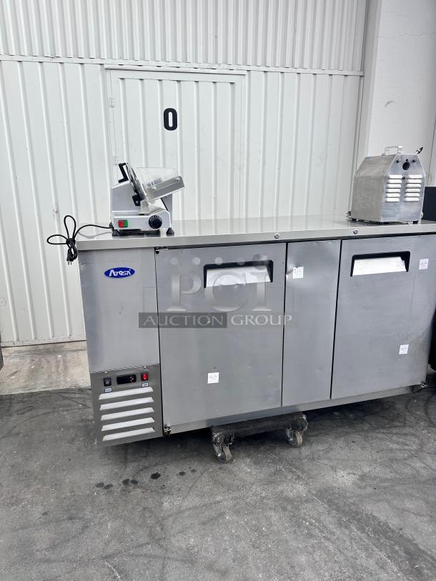 Excellent Atosa Commercial 69" Back Bar Refrigerator 115v Tested and Working! - Image 2 of 6