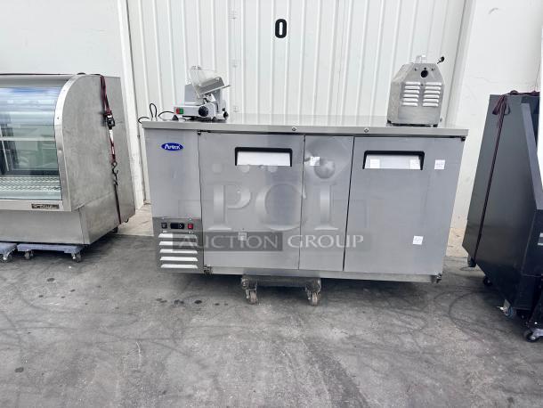 Excellent Atosa Commercial 69" Back Bar Refrigerator 115v Tested and Working! - Image 4 of 6