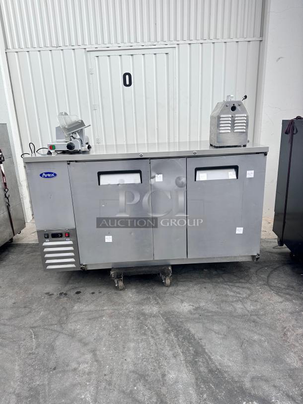 Excellent Atosa Commercial 69" Back Bar Refrigerator 115v Tested and Working! - Image 5 of 6