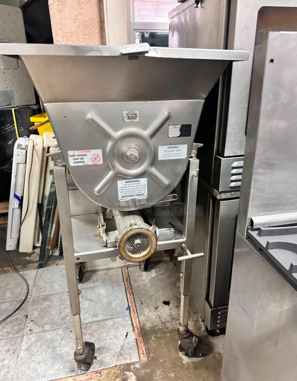 Excellent Hollymatic 175 Commercial Mixer Meat Grinder 5 HP 220v/3Ph Tested and Working! - Image 12 of 18