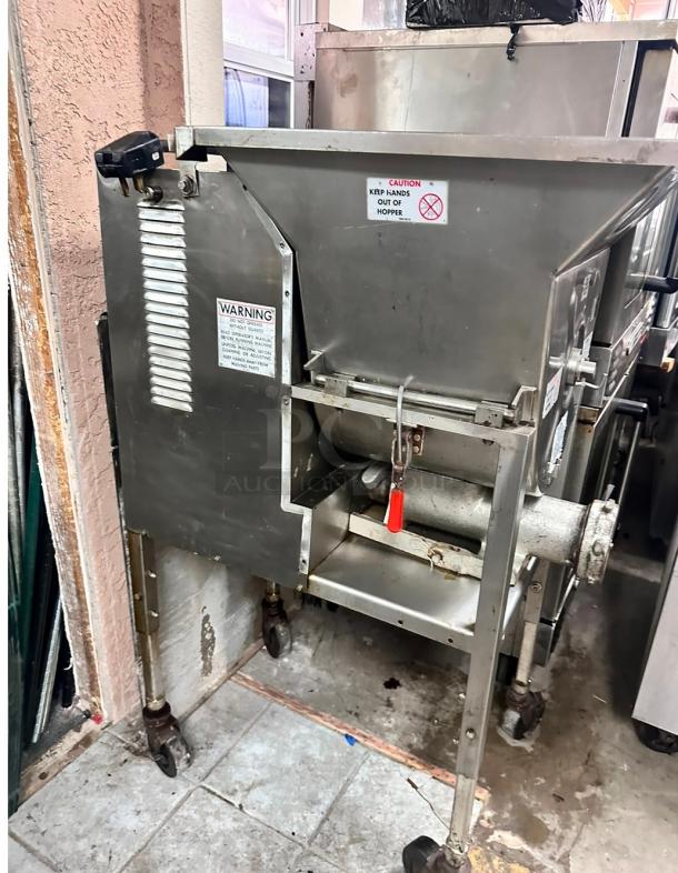 Excellent Hollymatic 175 Commercial Mixer Meat Grinder 5 HP 220v/3Ph Tested and Working! - Image 13 of 18