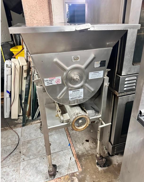 Excellent Hollymatic 175 Commercial Mixer Meat Grinder 5 HP 220v/3Ph Tested and Working! - Image 14 of 18