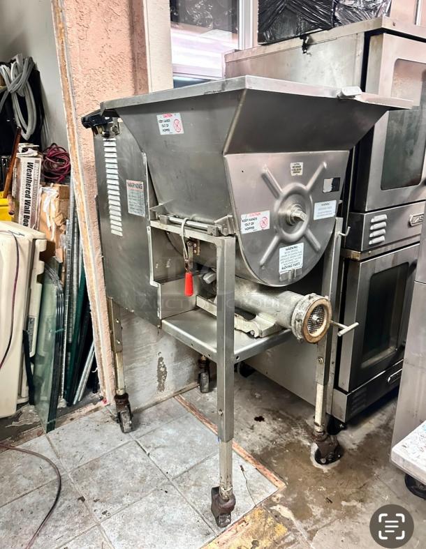 Excellent Hollymatic 175 Commercial Mixer Meat Grinder 5 HP 220v/3Ph Tested and Working! - Image 16 of 18