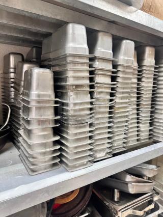 Clean Winco SPJL-904 Ninth Size Steam Pan, Stainless