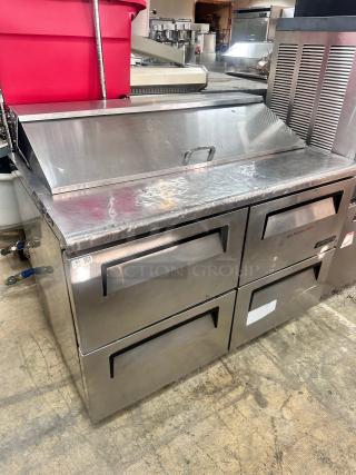 Excellent Turbo Air 48" Sandwich/Salad Prep Table w/ Refrigerated Base, 115v Tested and Working!