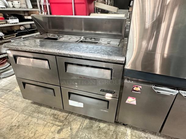 Excellent Turbo Air 48" Sandwich/Salad Prep Table w/ Refrigerated Base, 115v Tested and Working! - Image 5 of 7