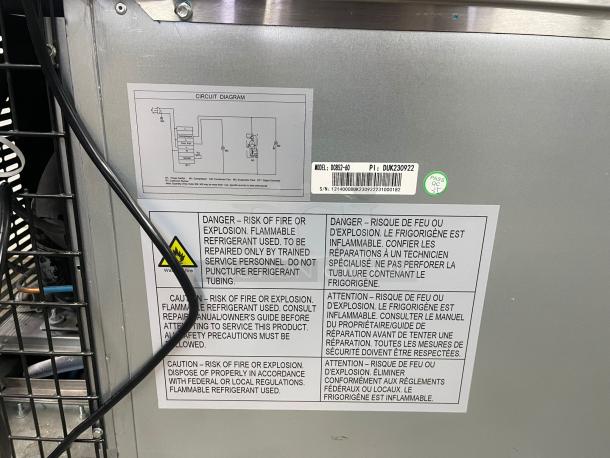 BRAND NEW DUKERS DCB52-60-D2 Chef Base Refrigerator with 2 Drawers - Image 6 of 6