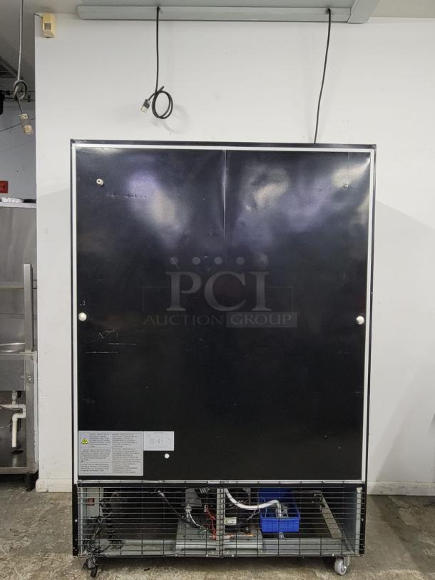 BRAND NEW DUKERS Merchandiser Refrigerator Double Hinged Door – 54.125" W - Image 3 of 5