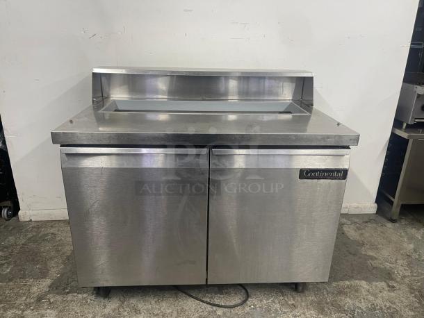 Continental SW48N12C-FB 48" Sandwich/Salad Prep Table w/ Refrigerated Base, 115v - Image 1 of 6