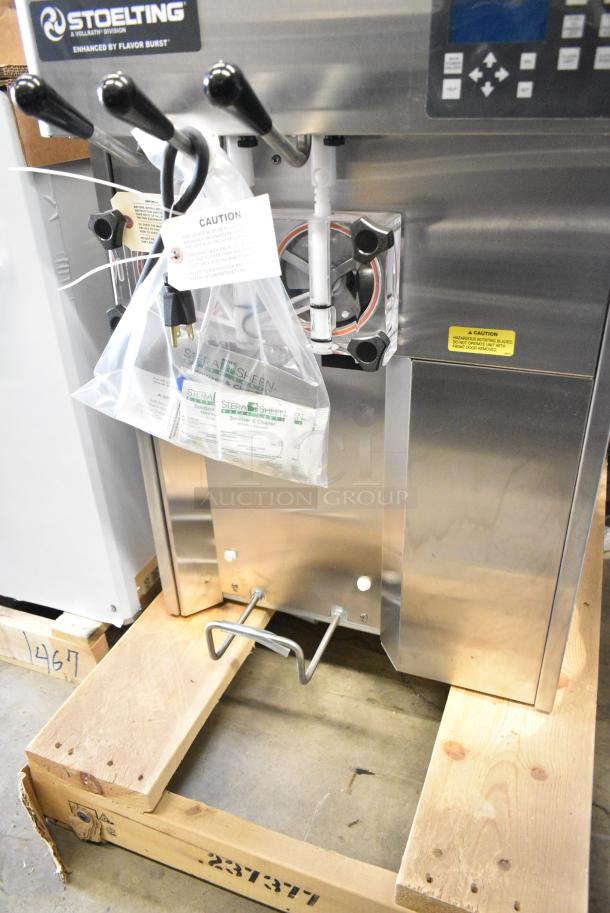 BRAND NEW! 2023 Stoelting F131-38I2 Stainless Steel Commercial Countertop 2 Flavor w/ Twist Soft Serve Ice Cream Machine. 208-240 Volts, 1 Phase. - Image 7 of 11
