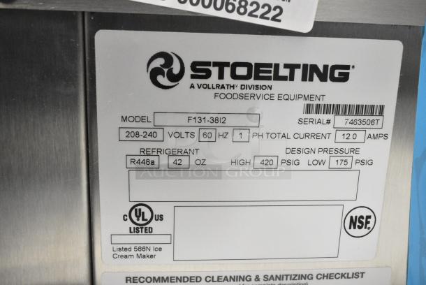 BRAND NEW! 2023 Stoelting F131-38I2 Stainless Steel Commercial Countertop 2 Flavor w/ Twist Soft Serve Ice Cream Machine. 208-240 Volts, 1 Phase. - Image 11 of 11