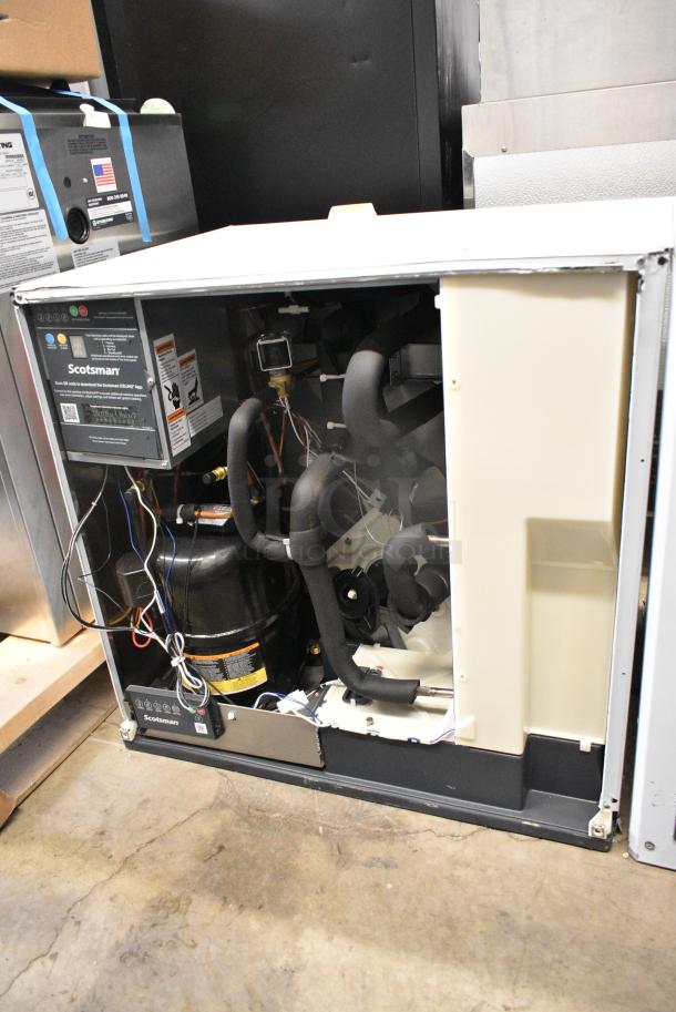BRAND NEW SCRATCH AND DENT! 2024 Scotsman MC1030MA-32A Stainless Steel Commercial Medium Cube Ice Machine. 208/230 Volts, 1 Phase. - Image 1 of 4
