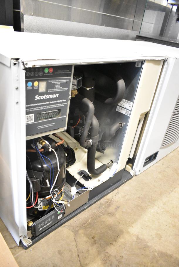 BRAND NEW SCRATCH AND DENT! 2024 Scotsman MC1030MA-32A Stainless Steel Commercial Medium Cube Ice Machine. 208/230 Volts, 1 Phase. - Image 2 of 4