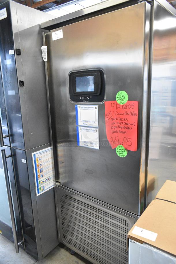 2023 Desmon GBF-15+ETL Stainless Steel Commercial Blast Chiller Shock Freezer w/ 4 Probes on Commercial Casters. - Image 1 of 7