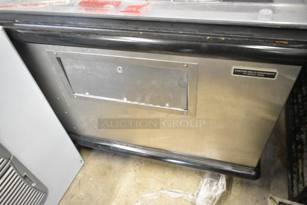 Custom Delis Equipment Stainless Steel Commercial 2 Tier Warming Display Case Merchandiser on Commercial Casters. 208-240 Volts. - Image 7 of 8