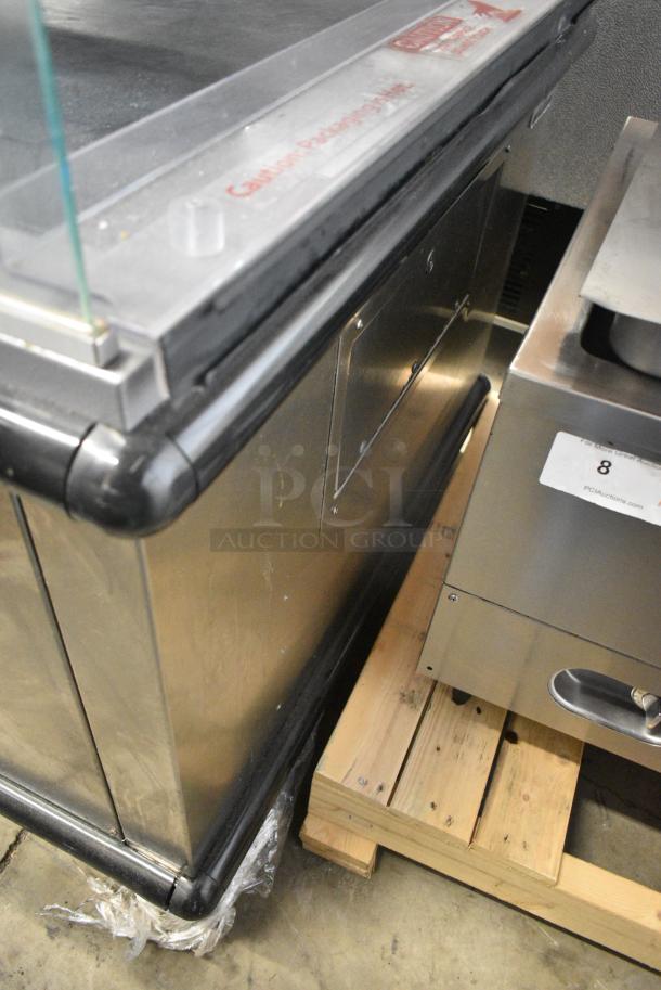 Custom Delis Equipment Stainless Steel Commercial 2 Tier Warming Display Case Merchandiser on Commercial Casters. 208-240 Volts. - Image 8 of 8