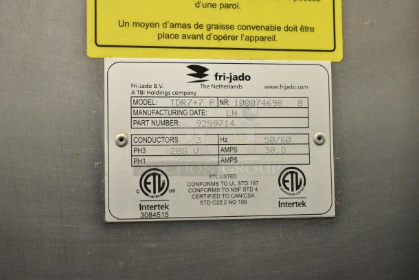 2 Frijado TDR7+7 Stainless Steel Commercial Electric Powered Rotisserie Oven on Commercial Casters. 208 Volts, 3 Phase. 2 Times Your Bid! - Image 9 of 9