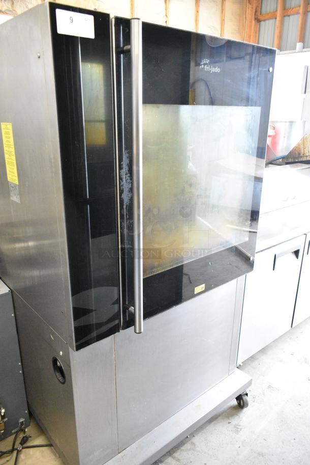 Fri-jado TDR7-P Stainless Steel Commercial Electric Powered Rotisserie Oven on Commercial Casters. 208 Volts, 3 Phase. - Image 1 of 7