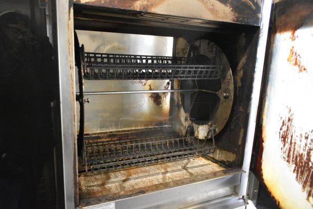 Fri-jado TDR7-P Stainless Steel Commercial Electric Powered Rotisserie Oven on Commercial Casters. 208 Volts, 3 Phase. - Image 5 of 7
