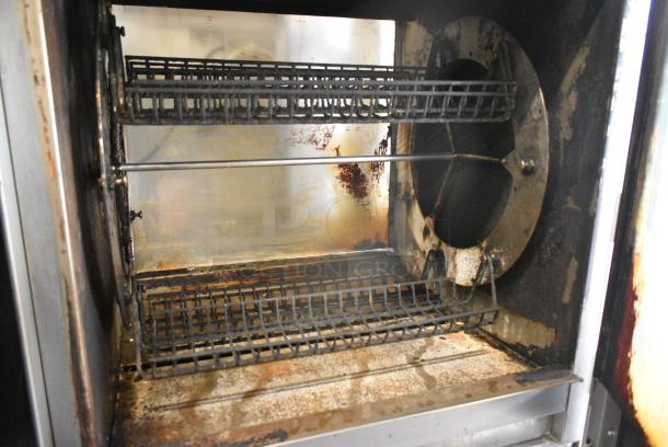 Fri-jado TDR7-P Stainless Steel Commercial Electric Powered Rotisserie Oven on Commercial Casters. 208 Volts, 3 Phase. - Image 6 of 7