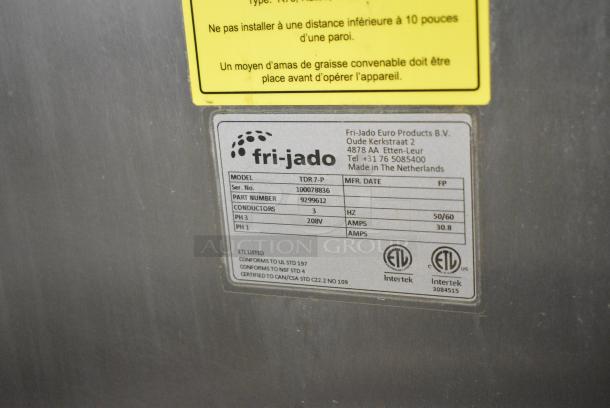 Fri-jado TDR7-P Stainless Steel Commercial Electric Powered Rotisserie Oven on Commercial Casters. 208 Volts, 3 Phase. - Image 7 of 7