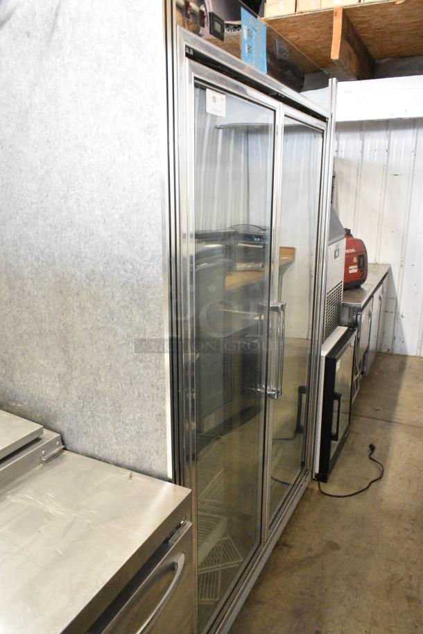 CustomCool Metal Commercial 2 Door Reach In Cooler Merchandiser. Cannot Test Due To Cut Power Cord - Image 2 of 7