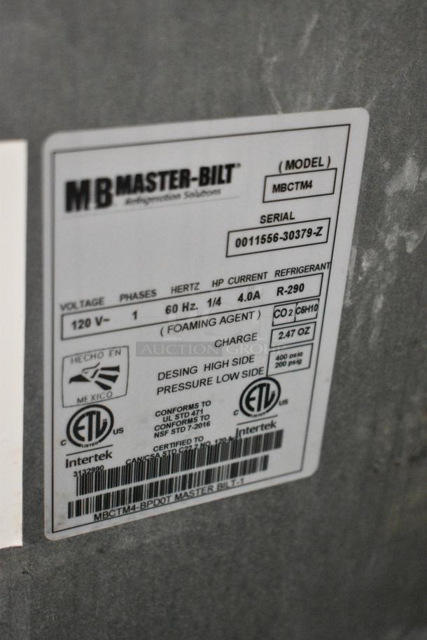 Master-Bilt MBCTM4 Metal Mini Cooler Merchandiser. 115 Volts, 1 Phase.  Tested and Working! - Image 5 of 5