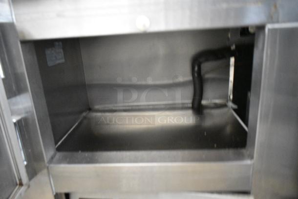 Leader LB72 Stainless Steel Commercial 3 Door Undercounter Cooler. 115 Volts, 1 Phase. Tested and Working! - Image 3 of 7