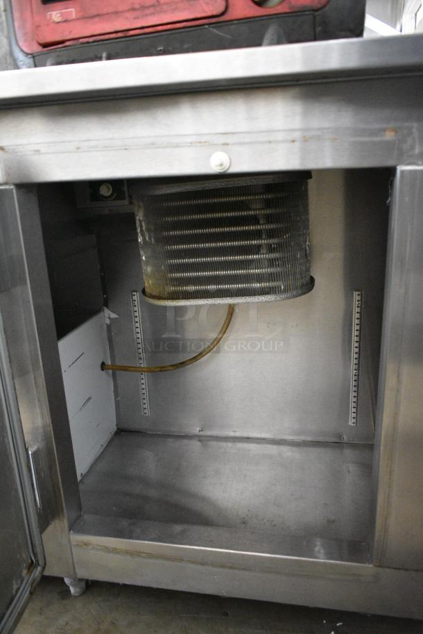 Leader LB72 Stainless Steel Commercial 3 Door Undercounter Cooler. 115 Volts, 1 Phase. Tested and Working! - Image 4 of 7
