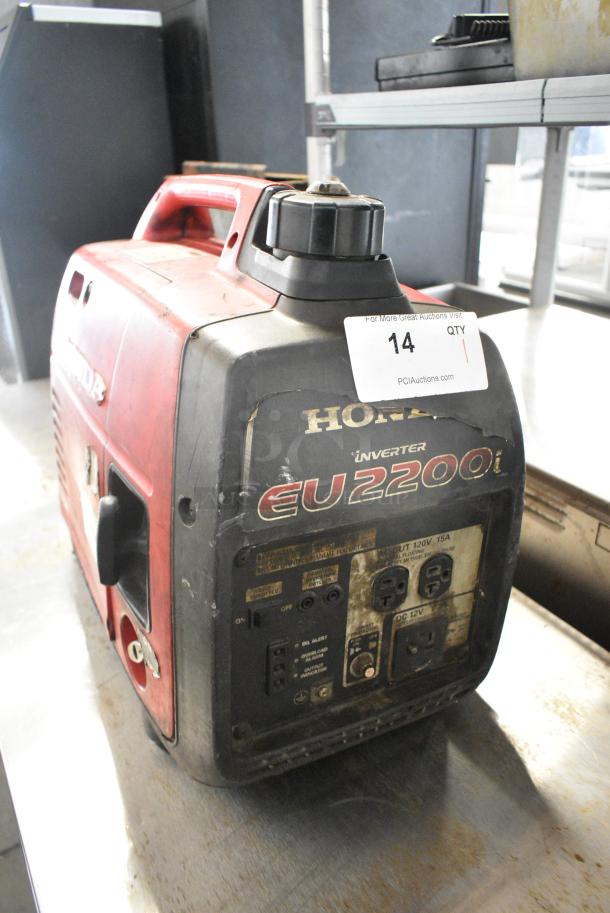 Honda EU22001 Generator. - Image 1 of 6