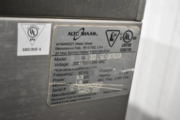 Alto Shaam XL-300 Stainless Steel Commercial Countertop Drawer Food Warmer Speed Oven. 208/220/240 Volts, 1 Phase. - Image 8 of 8