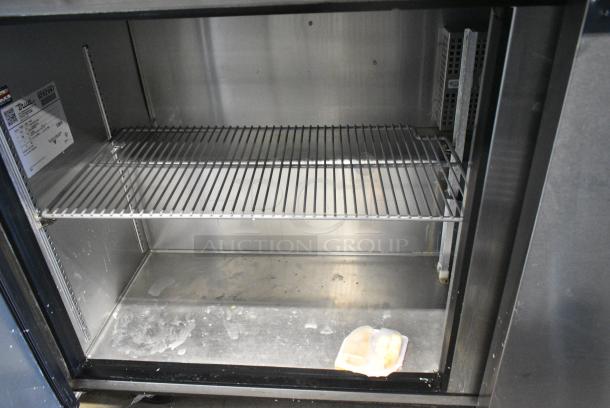 2017 True TUC-60-HC Stainless Steel Commercial 2 Door Undercounter Cooler on Commercial Casters. 115 Volts, 1 Phase. Tested and Working! - Image 5 of 7
