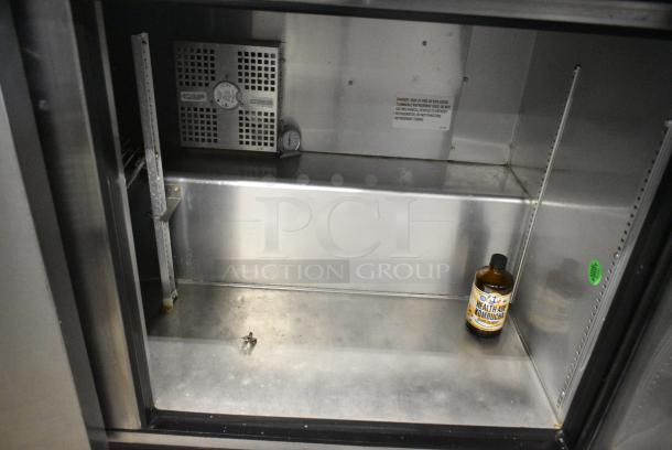 2017 True TUC-60-HC Stainless Steel Commercial 2 Door Undercounter Cooler on Commercial Casters. 115 Volts, 1 Phase. Tested and Working! - Image 6 of 7