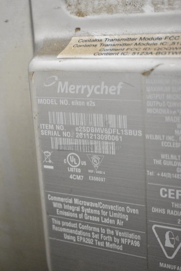 Merrychef eikon e2s Metal Commercial Countertop Electric Powered Rapid Cook Oven. 208/240 Volts, 1 Phase. - Image 4 of 4